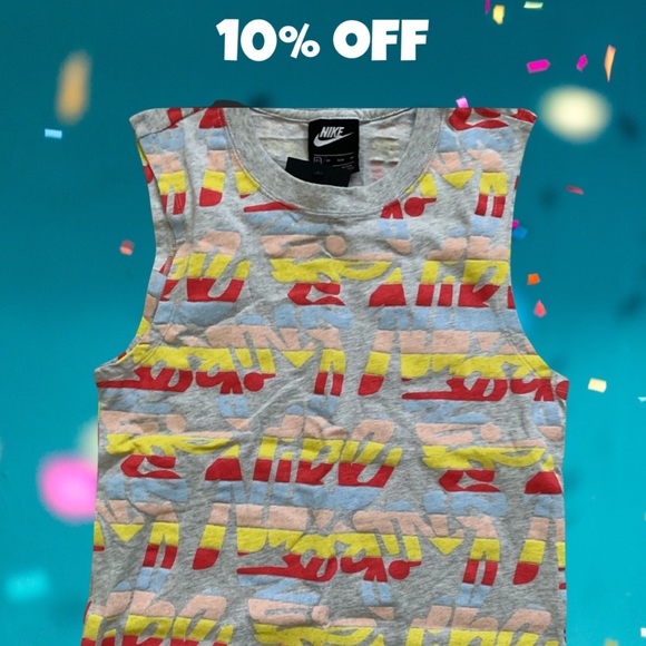 Logo Print Tank Top - Picture 1 of 5